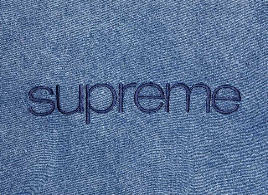 Supreme Chaqueta Bomber de Mezclilla Forrada de Borrego Sintético