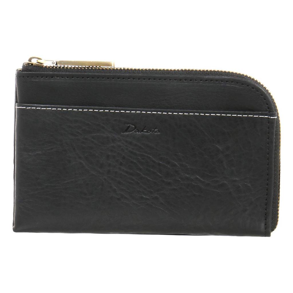 Dakota Largo Wallet with Genuine L-shaped Zipper, Leather, Women's, Red, DA-35880-30
