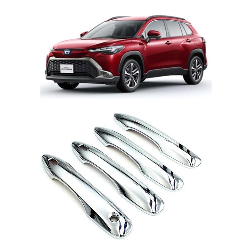 

АКСЕССУАРЫ Toyota Corolla Cross 10 Series Совместимы с сентября 2021 года и позже Накладка на дверную ручку Накладка на дверную ручку Отделка дверной панели Экстерьер