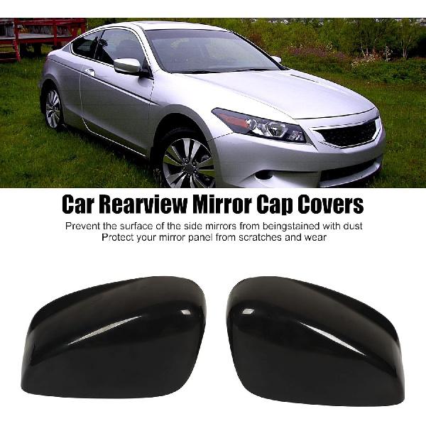 Acouto Door Mirror Covers for 2008‑2012, Car Rearview Door Mirror Caps Side Door Wing Mirror Cap Covers Glossy Black Replacement