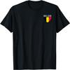 Belgium Flag Pride Retro Belgian Soccer Vintage Football T-Shirt