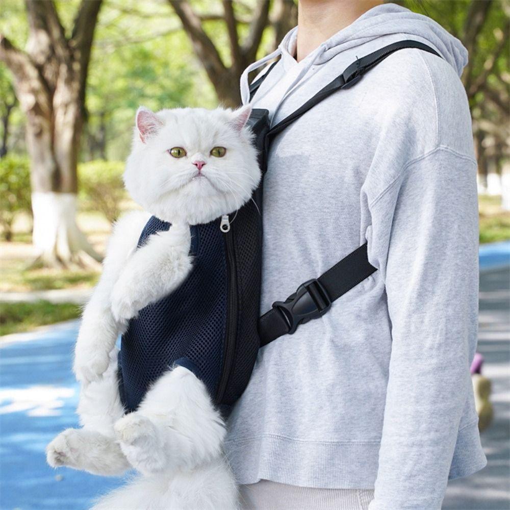 Lightweight Cat Backpack Mesh Design Outdoor Breathable Backpack Pet Carrier Backpack Outdoor Use