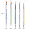 5Pc Nails Art Dotting Pen Acrylic Drawing Liner Supplies Brush Rhinestone Gems Picker UV Gel Painting Manicure Accessoires Tools