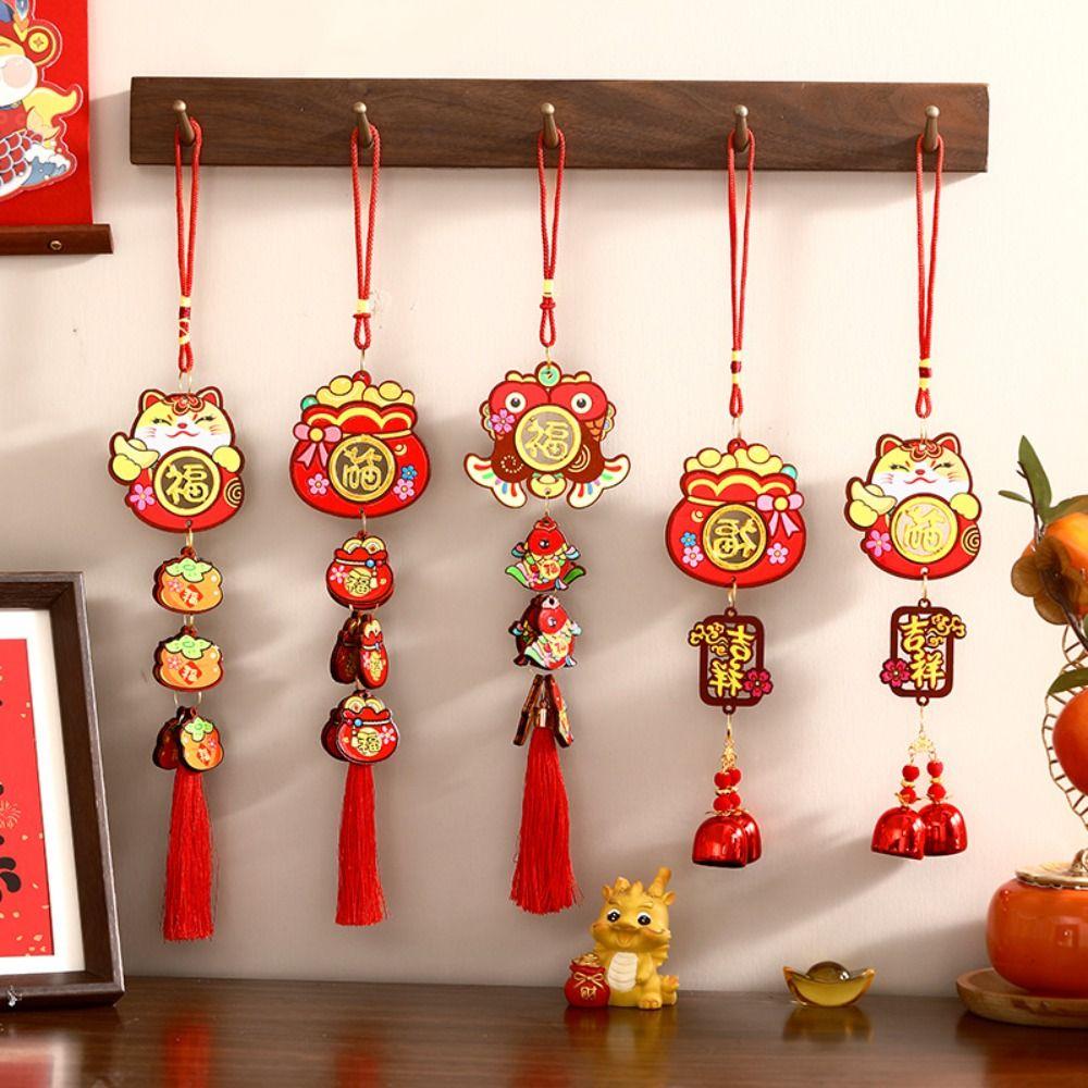 Traditional Spring Festival Door Decoration Paper Lucky Ornament Living Room