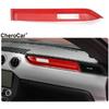 Zentrales rotes Beifahrer-Armaturenbrett-Abdeckungs-Dekor-Rahmenleiste Für Ford Mustang 2015+