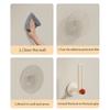 1pcs Multifunctional Wall Mounted Hair Accessory Organizer - No Punching Hair Ring Holder Hat and Scarf Hanging Rack Hook