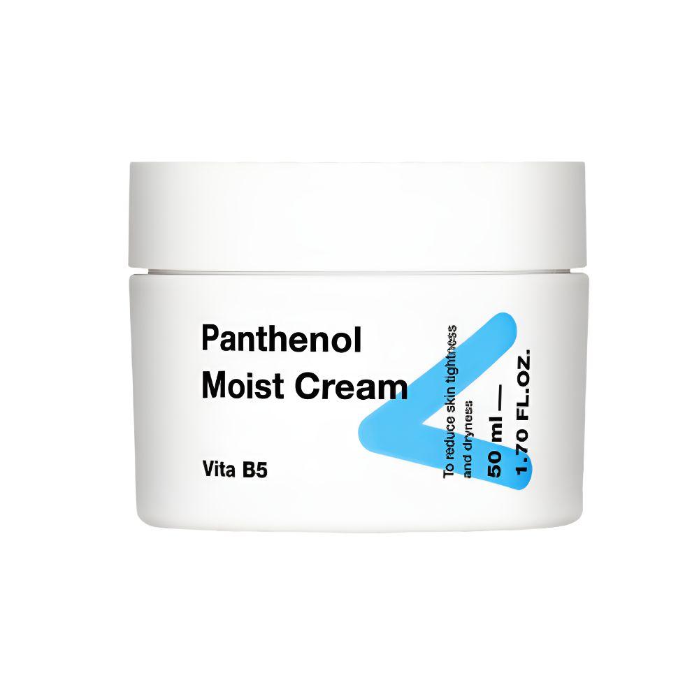 TIAM Panthenol Moist Cream 50ml with Panthenol 10% for Intensive Barrier Recovery and Deep Hydration Lock Care