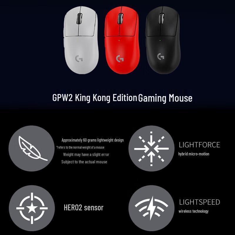 Logitech GPW Gen 2 Wireless Gaming Mouse