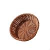 Round Woven Serving Container FoodSuitable Imitation Wicker Rattan& Look Weave