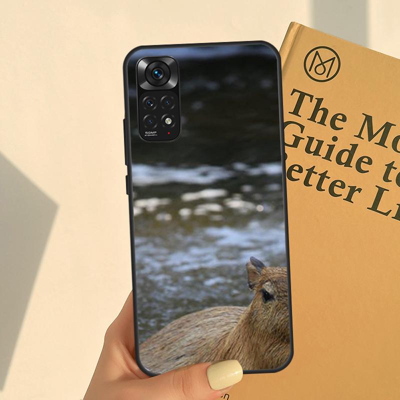 Capybara Animal Case For Xiaomi Redmi 10 10A 10C 9 9A 9C 9T Note 11 Pro 10 Pro 9 Pro 8 Pro 10S 11S Cover