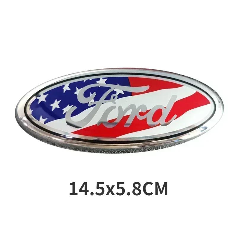 Rear Trunk Badge for Ford F150 Fiesta Ranger Focus 2 Explorer MK4 Fusion Escape Kuga Mondeo Car Front Hood Emblem Cover Sticker