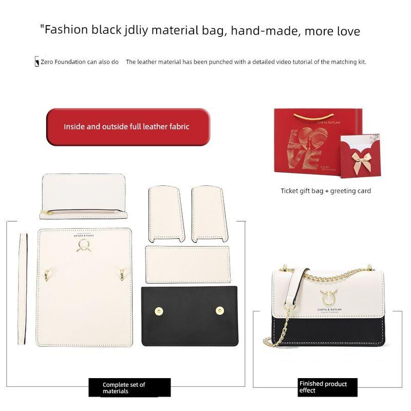 

Knitted Messenger Bag Birthday Gift for Girlfriend DIY