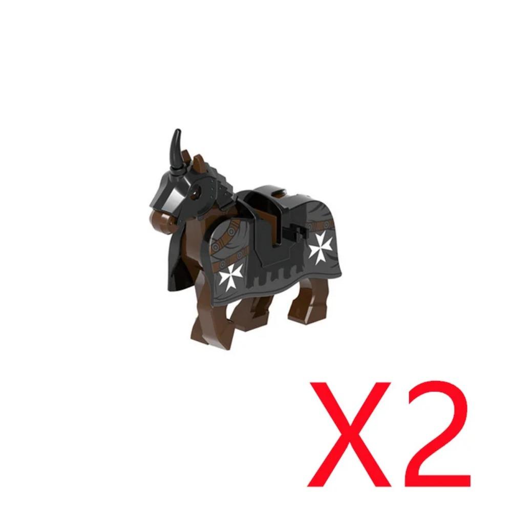 

3-8СМ Строительная игрушка Средневековая военная архитектура Строительные блоки Персонаж Рыцарь Боевой конь Щит Конь Веревка Седло Креативные аксессуары Подарок Игрушка