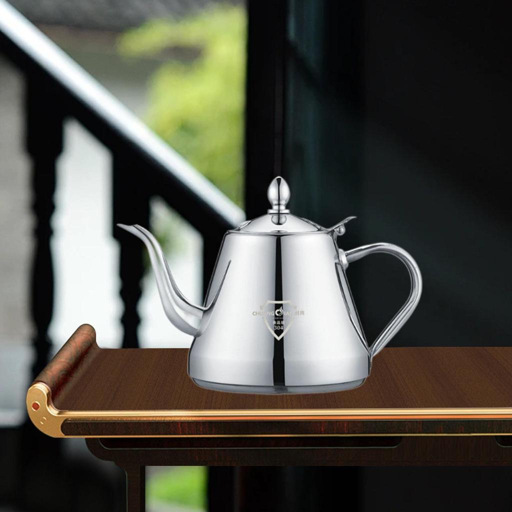 Stainless Steel Tea Kettle Cooker Stovetop Teapot for Indoor Halogen Stoves