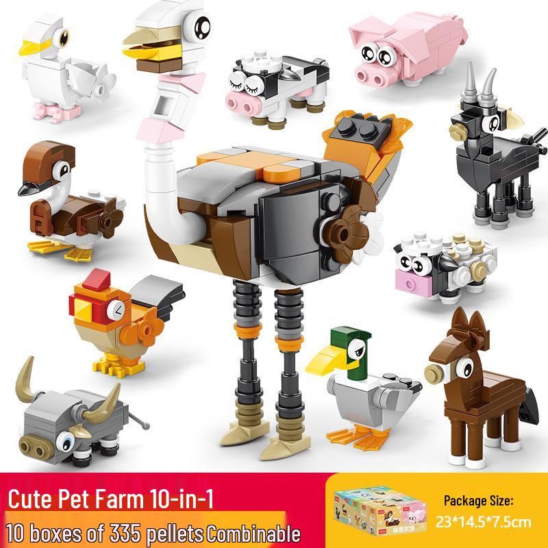 Lele Brothers Educational Flying Bird Building Blocks Set for Kids