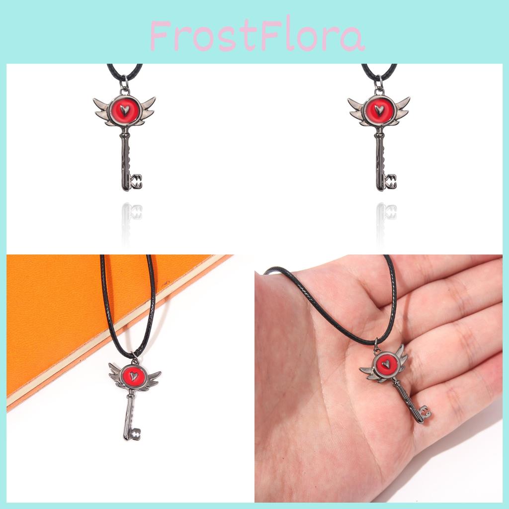Key Hotel Necklace With Anime Cartoon Metal Pendant Jewelry Fashion Gift