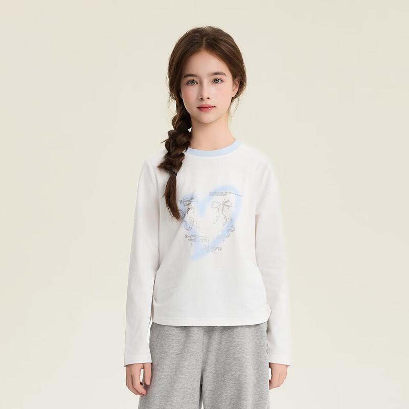 DEESHA Girls  Heart Tie-dye Waisted Long-Sleeve T-Shirt 140