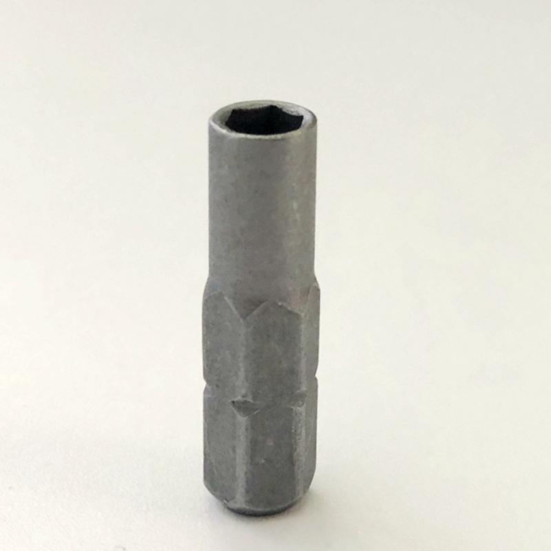 6.35mm 1/4" Insert Bit adapter to 4mm Bit Hexagonal Holders Screw Driver Bit Adapter Manual/Electric Screw Driver Bit Ad