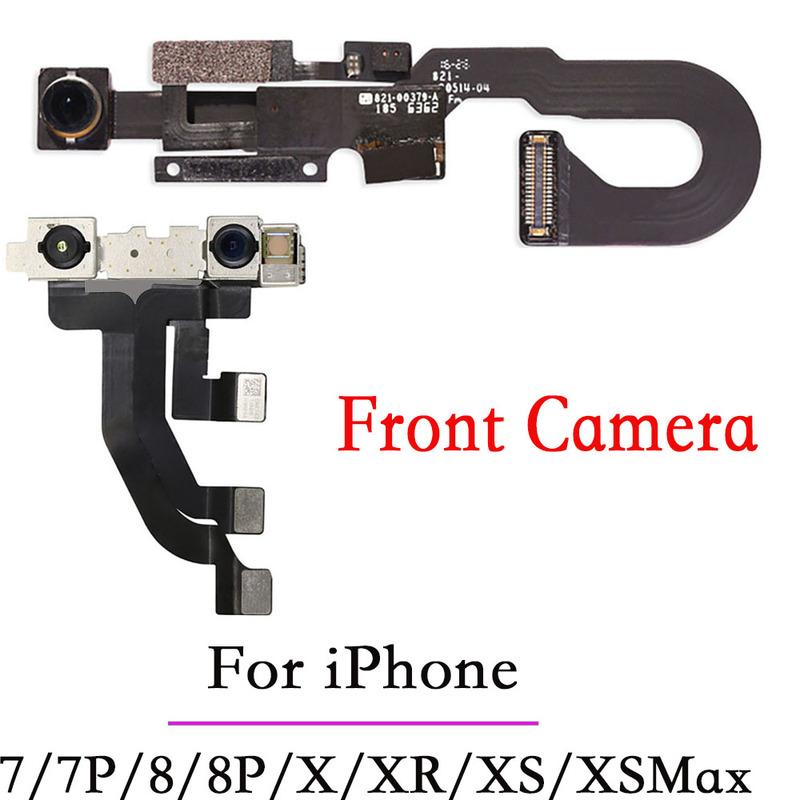 For iPhone 7 7P 8 Plus Front Camera Module With Sensor Proximity Light Face ID Sensor Flex Cable For iPhone X XR XS XSMax