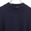 Burberrys British wool Long sleeve sweater 38 Navy system knit Women Used