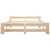 Solid Pine Wood Bed Frame 120 X 200 Cm