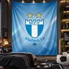 Duvara Asılan Goblen Malmö FF Baskılı Kumaş Oturma Odası Yatak Odası Ev Dekorasyonu İçin