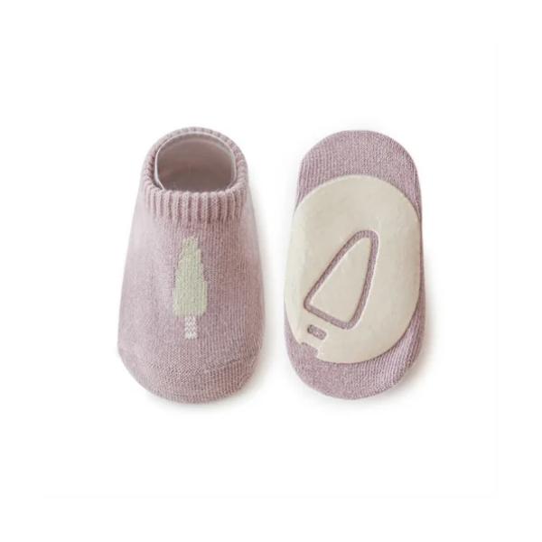 

Newborn Baby Floor Socks Fashion Print Cartoon Home Short Socks for Girl Boy Infant Clothes Accessories Summer 0-5Years S фиолетовый
