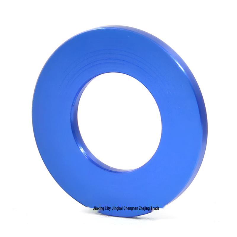 7075 Aluminum Alloy Anodized Round Washer, M3-M10, Decorative & Thickened.