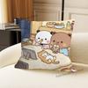 Cute Bubu Dudu Love Printed Pillow Cover Cushion Case Simple Sofa Pillow Case No Pillow Core
