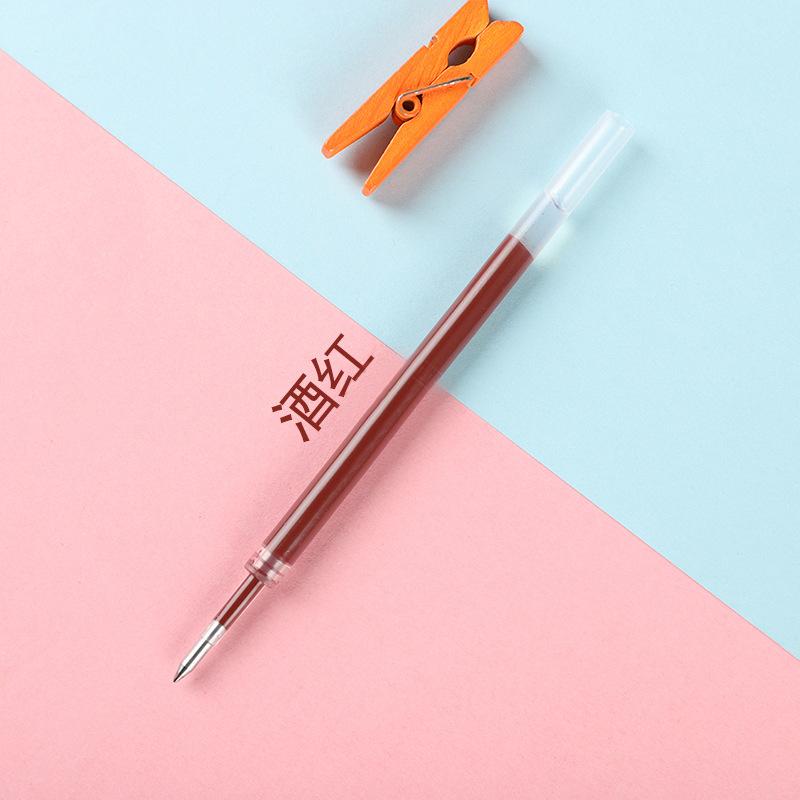 10pcs K35 0.5MM Gel Ink 10 Color Colorful Refill 110MM Length Refill for Press Gel Pen Stationary Cute Pens Ink  Back To School