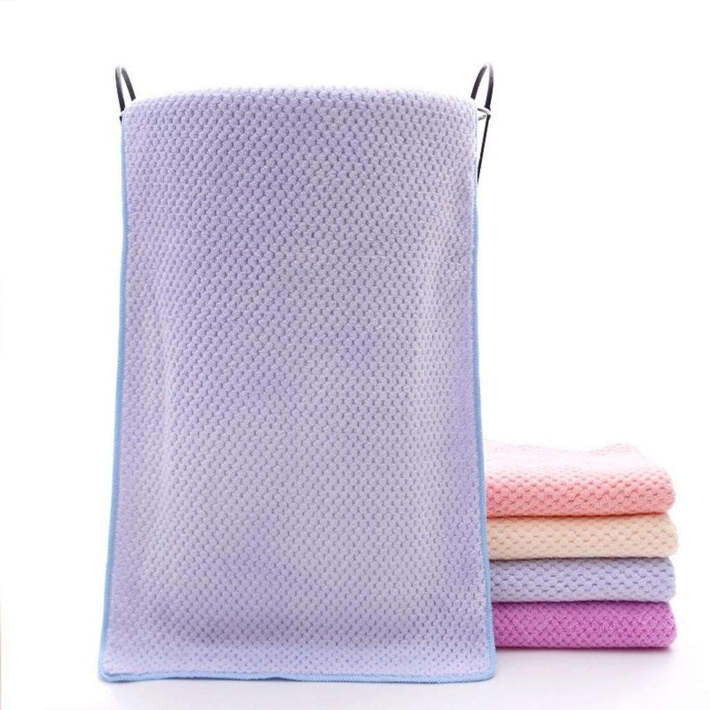 HOMZY High Quality Coral Velvet Bath Towel Soft Quick Absorbent Bath Towel Bathroom Hotel Eco-Friendly Beach Towel for Home