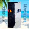 Towel Textile Bathrobe Beach Quick-Drying Lightweight Looks Cat Cool Portable Up Camping Swim Pool Travel