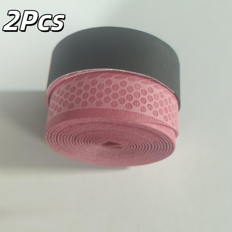 2Pcs Tennis Racket Overgrip Sweat Band Absorption Grip Pu Badminton Racket Handle Grip Tennis Griptape Padel Racket Grip