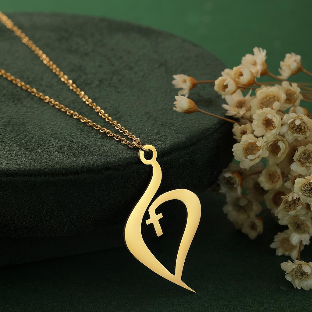 Kinitial Dainty Lotus Flower Books Necklace Women Stainless Steel Phoenix Comedy and Tragedy Mask Choker Necklace Gifts Jewelry