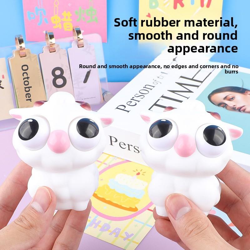 Pvc Children Adults Squeeze Sheep Toy Visual Stimulation Stress Release Gift