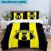 Guarani Football Crest 3PCS Bedding Set 2D Printing (Includes 1 Duvet Cover + 2 Pillowcases Coreless), Bedroom decor,Fan Gift