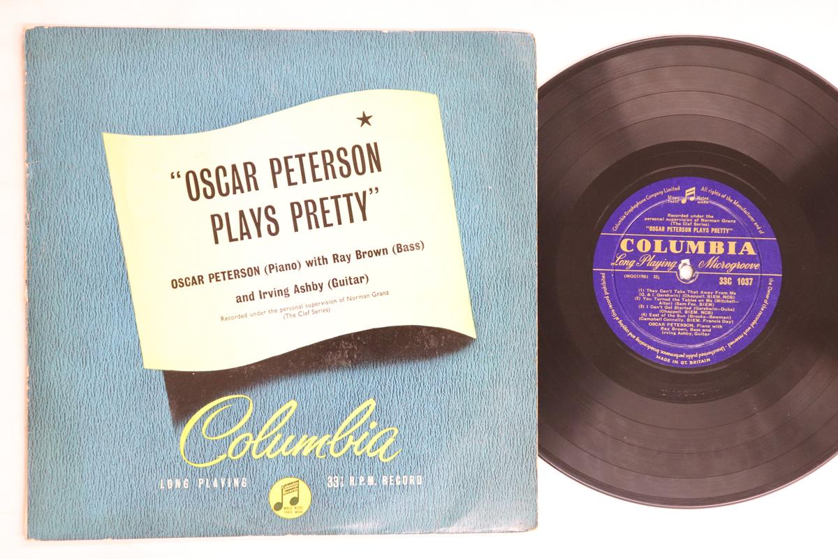 

10-дюймовая пластинка OSCAR PETERSON - Oscar Peterson Plays Pretty 33C1037 COLUMBIA 1955 UK Джаз Б/У