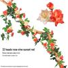 Artificial Cherry Blossom Vine – Silk Floral Decoration for Indoor Ceilings and Air Conditioning Water Pipe Covers