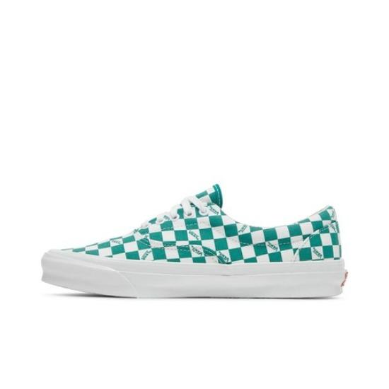 

Vans OG Era LX Checkerboard Logo - Cadmium Green VN0A3CXN9TX Men s Shoes EU 35 білий/кадмій зелений колір
