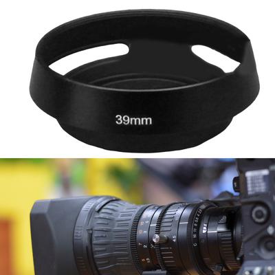 39mm Lens Hood Detachable Lens Hood for Camera Camcorders Photography