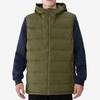 Adidas Gray Duck Down Breathable Hooded Sleeveless Down Vest Men vest GT9208