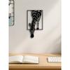 Metal Zebra Wall Art Sculpture Black White Animal Decor for Farmhouse Boho Living Room Bedroom Office Indoor Outdoor Durable Home Gift