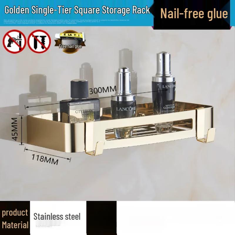 Yuzhu Угловая полка для ванной комнаты без сверления