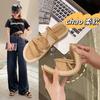Fashion Big Size Beach Shoes Slippers Flat Slipers Women Slides Fashion Lady Sabot 2025 Soft Luxury Girl Rome Scandals Slippers Casual B