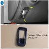 Carbon Fiber Car Lift Button / Lights Control / Water Cup Holder Cover Trim For Mercedes-Benz C CLASS W205 C200 C260 2015 -