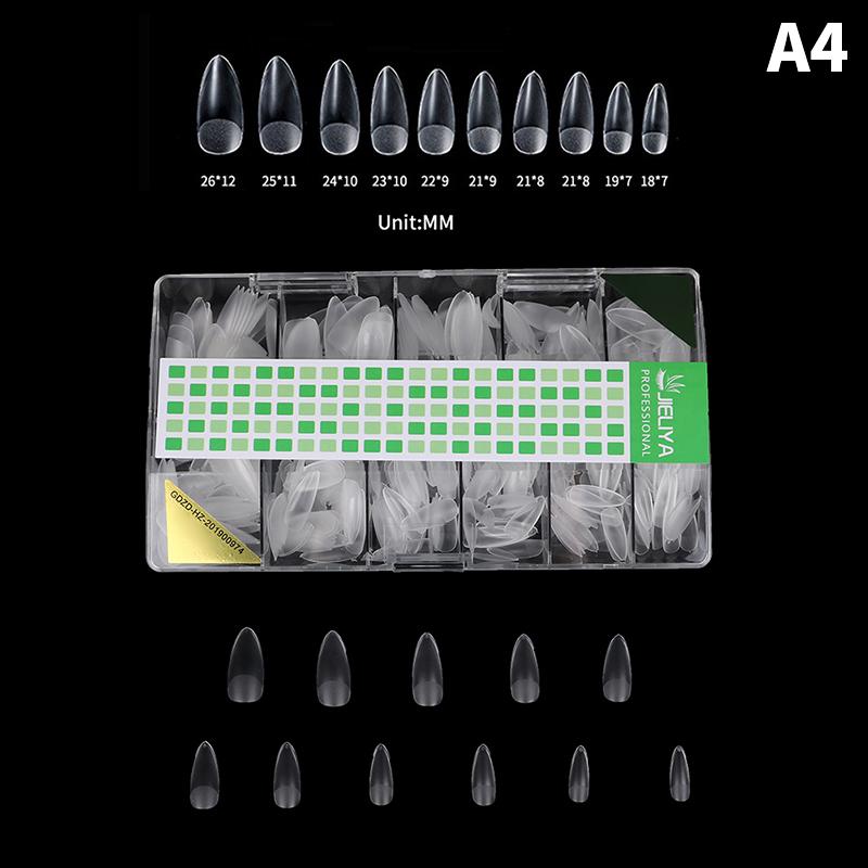 500Pcs/Box Nail Extension Tips False Full Tips Nails Diy Nail Art Fake Nail Tips Nail Polish Manicure Tool