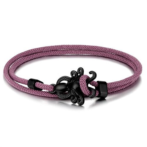 Colored Milan Rope Adjustable Hand Rope Black Octopus Multilayer Bracelet Beach Wind Vacation Wind