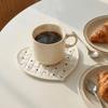 Decorative Mat Polka Dot Heart-shaped Bowl Pad Romantic Placemats Quilted Mat Washable Insulating Mat Table Setting