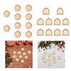 Wooden Mini Embroidery Hoop for DIY Pendant Arts Needlework Accessories Small Display Frame