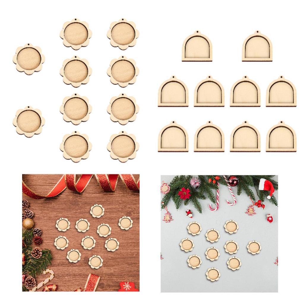 Wooden Mini Embroidery Hoop for DIY Pendant Arts Needlework Accessories Small Display Frame